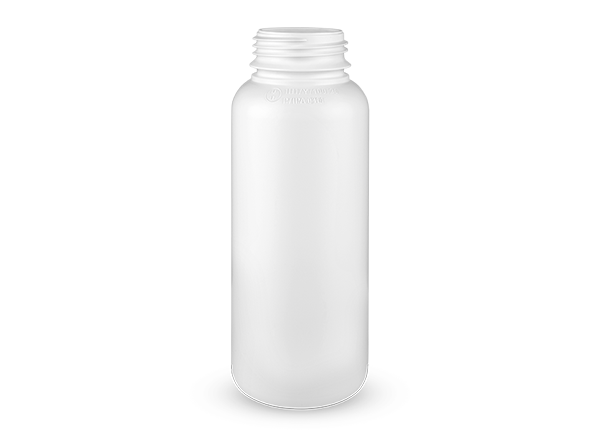 Envase 500ml en HDPE o COEX, cuello 42mm, color blanco